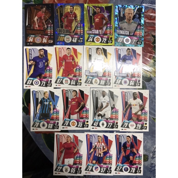 THẺ CẦU THỦ MATCH ATTAX MÙA 20/21