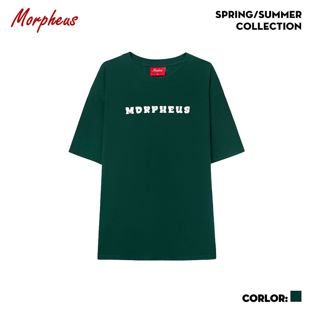 Áo Thun Unisex Morpheus màu xanh lá in nổi slogan 100% Cotton - Local Brand Chính Hãng
