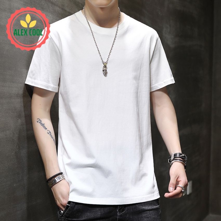 Áo thun nam nữ áo phông nam tay lỡ cổ tròn chất cotton co giãn 4 chiều hình SP-00 ALEX - COOL