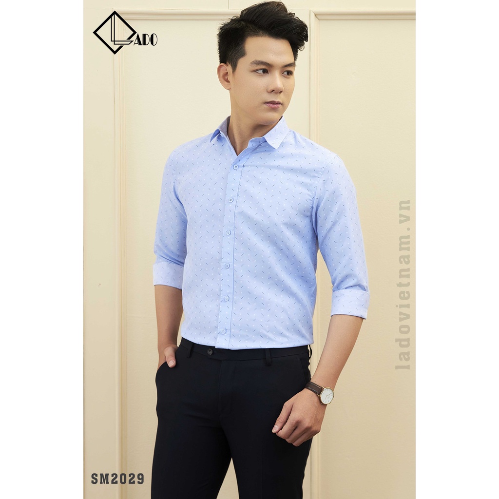 Áo Sơ Mi Hoạ Tiết LADO 2029