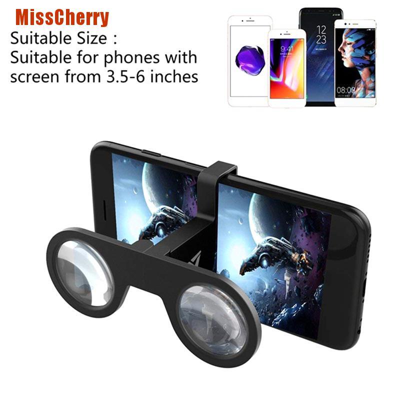 [MissCherry] Mini Folding Virtual Reality Glasses 3D Vr Smartphone Portable Ios Android