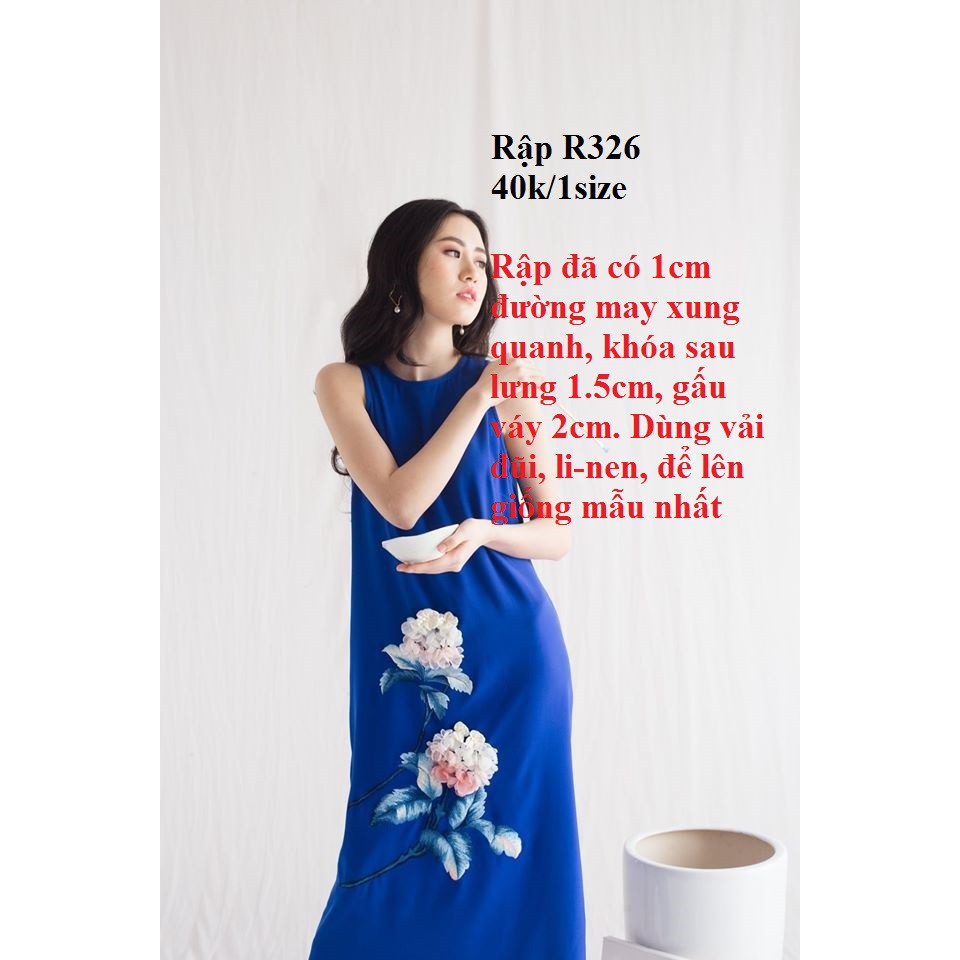 RẬP GIẤY VÁY R326