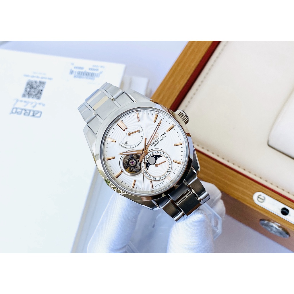 Đồng hồ nam ORIENT STAR MOONPHASE RE-AY0003S00B chính hãng