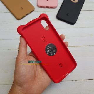 Ốp lưng Iphone 7 plus silicone gấu dễ thương