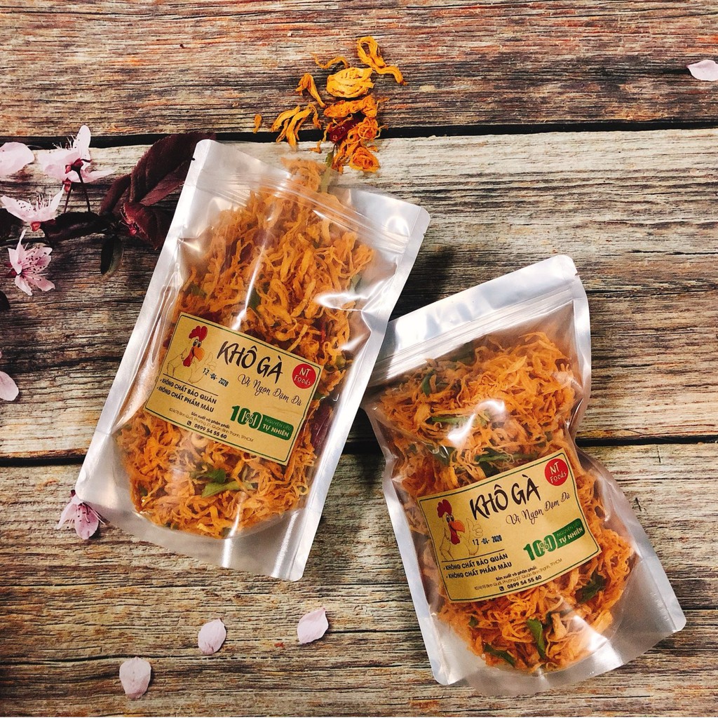 [ FREE SHIP 99K TOÀN QUỐC]KHÔ GÀ LÁ CHANH NGON 500G