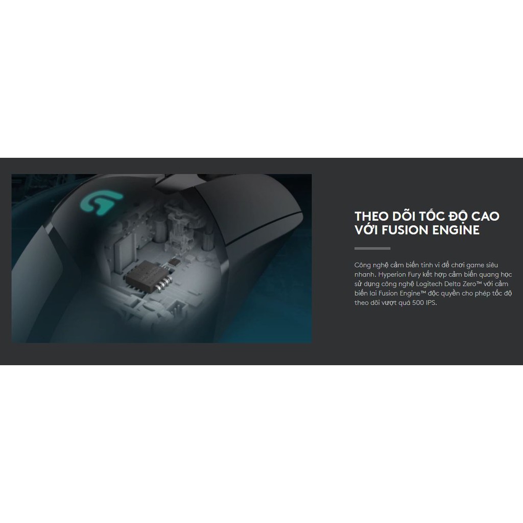 Chuột gaming Logitech G402 HYPERION FURY - chính hãng bảo hành 24 tháng