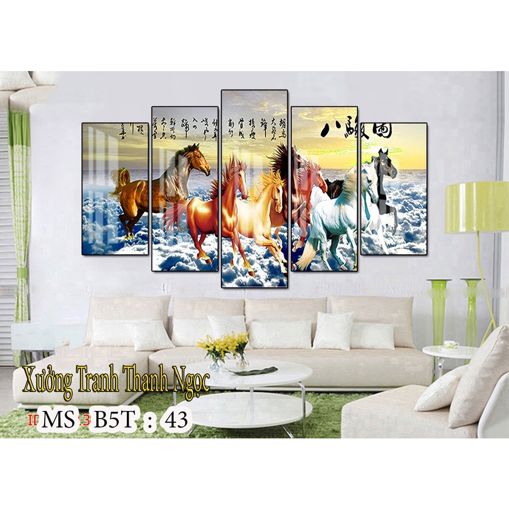 Set 5 tranh tráng gương 💥MẪU HOT NĂM NAY💥 tranh treo phòng khách thiết kế được ưa chuộng nhất | BigBuy360 - bigbuy360.vn