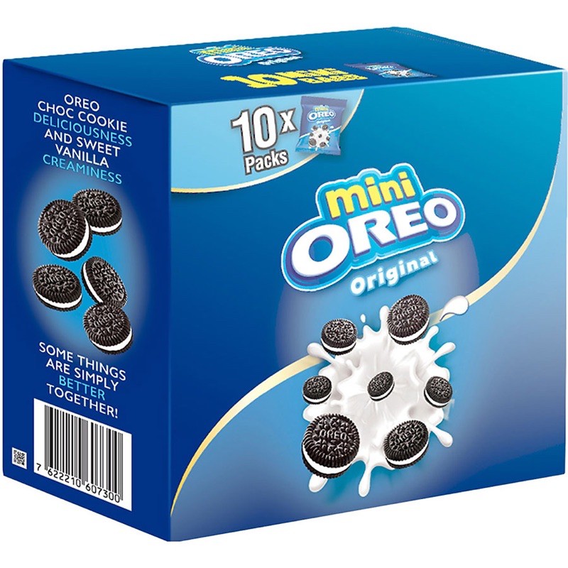 BÁNH QUY OREO MINI ORIGINAL/ CHOCOLATE 204G