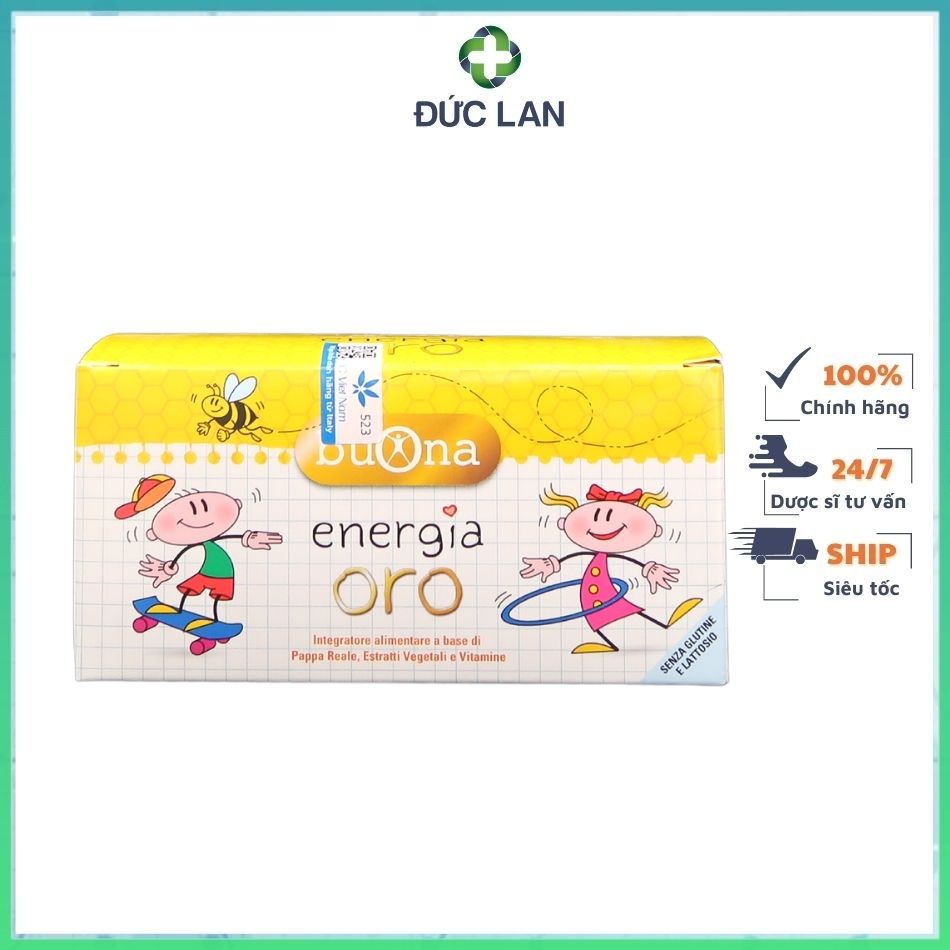 SIRO ĂN NGON BUONA ENERGIA ORO HỘP 10 LỌ x 10ML DÀNH CHO TRẺ BIẾNG ĂN, NÂNG CAO SỨC ĐỀ KHÁNG