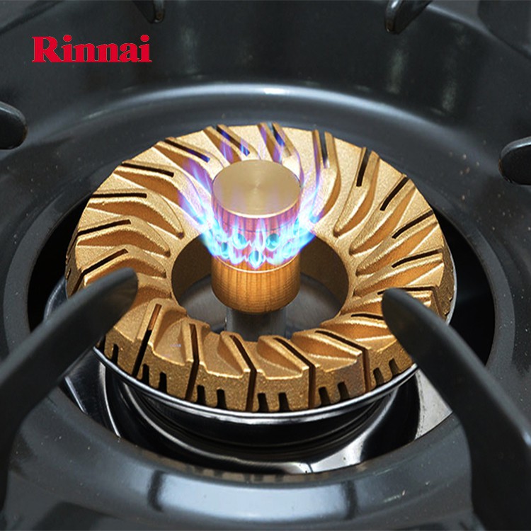 Bếp gas Rinnai RV-375G(N), Chén đồng có đầu hâm