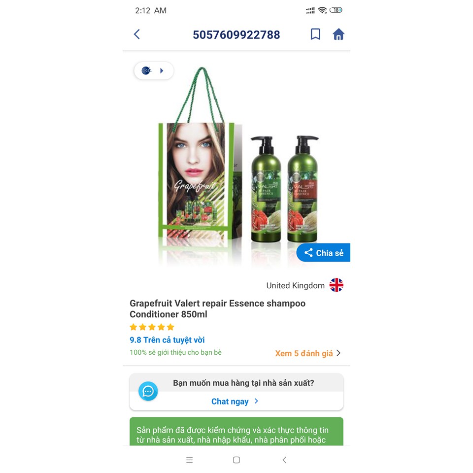 [MẪU MỚI] CẶP DẦU GỘI XẢ BƯỞI CHÍNH HÃNG GRAPEFRUIT CỦA ANH 850ML*2 | BigBuy360 - bigbuy360.vn