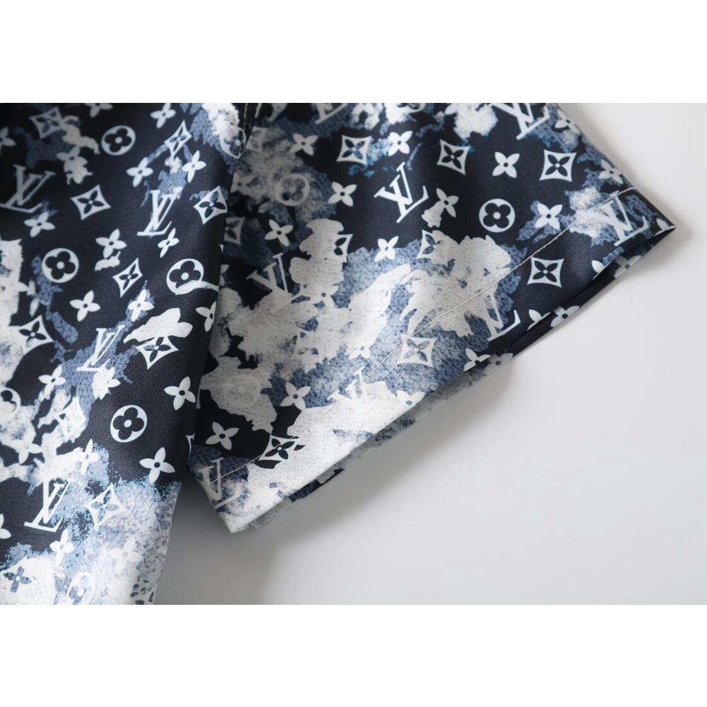 Áo Sơ Mi Cotton Ngắn Tay In Họa Tiết Thời Trang Cá Tính