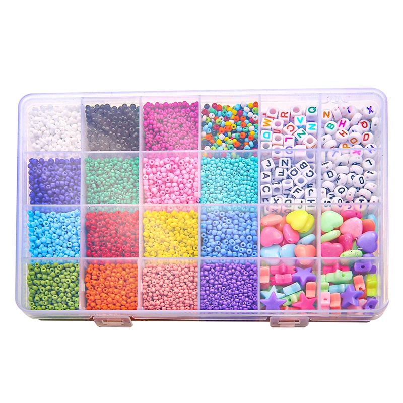 Set 16 Hạt Beadia Nhiều Màu Sắc Dùng Làm Trang Sức Tiện Lợi