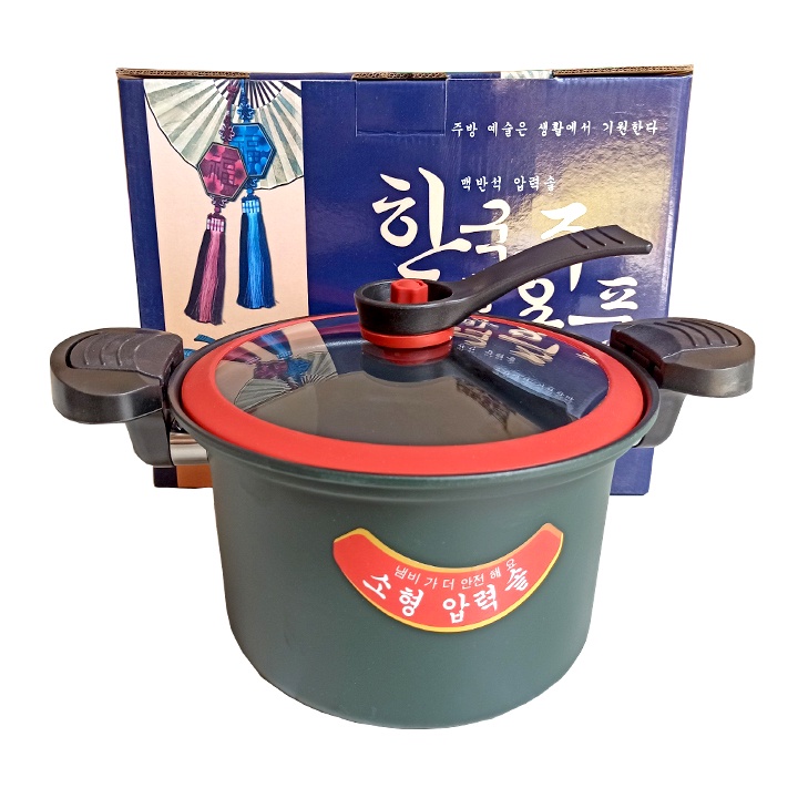 Nồi áp suất, Nồi hầm cháo, Kho cá đa năng mini  3.5L dùng cho mọi loại bếp từ, bếp gas, bếp hồng ngoại