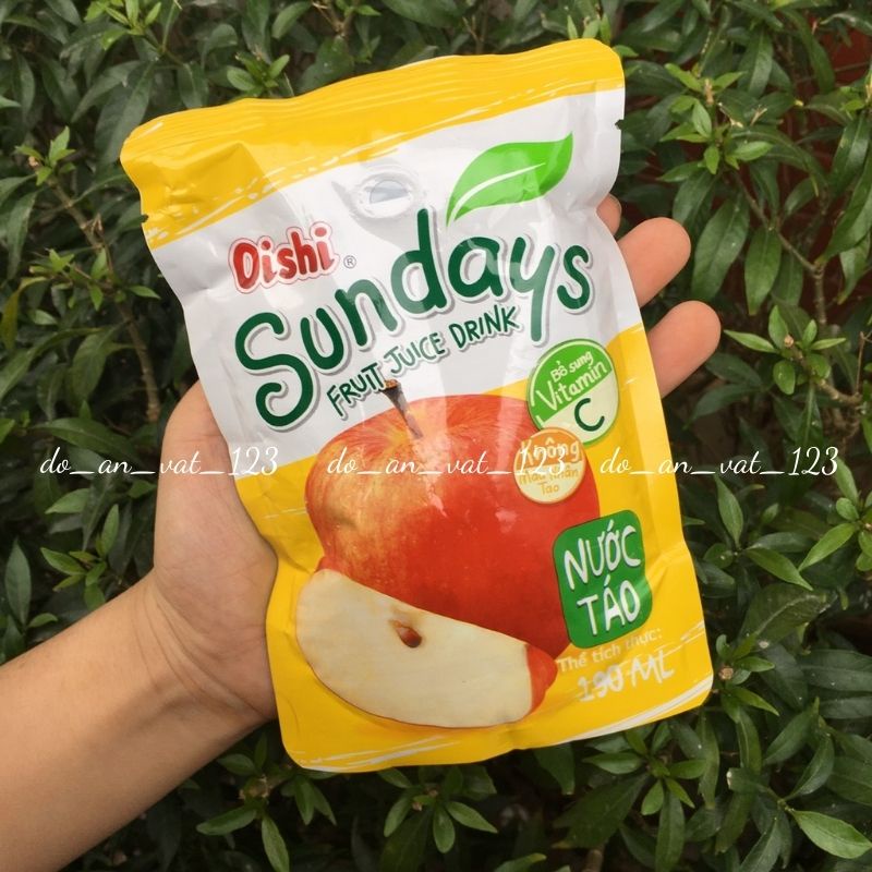 Nước Trái Cây Nguyên Chất Oishi Túi 190ml