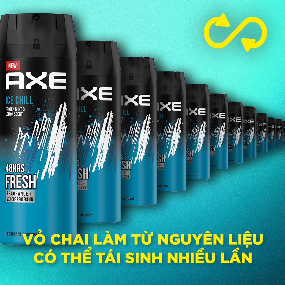 Xịt nước hoa toàn thân dành cho nam AXE Ice Chill (135ml)