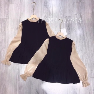 Áo baby doll tay tơ