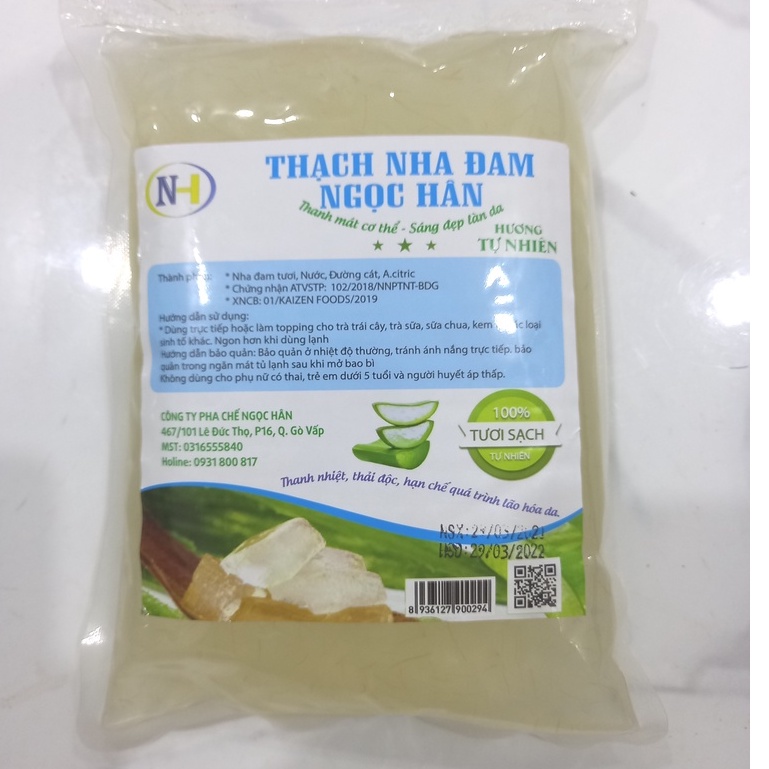 Thạch nha đam ngâm nước đường - túi 1kg