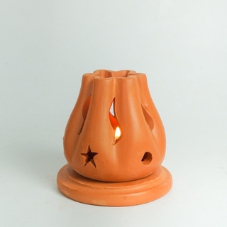 Đèn Đốt Nến Đất Nung - Candle Holder - DN46