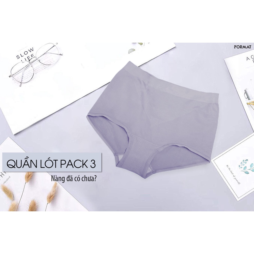 Quần lót nữ pack 3 cao cấp FORMAT L1/B9UND001H