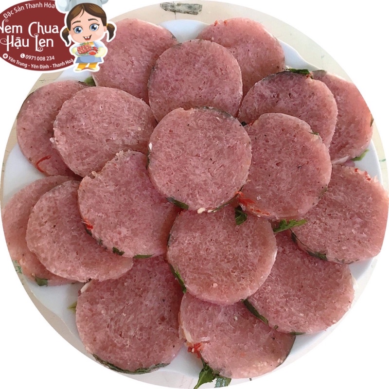 Nem Cối đặc biệt. 1 quả 2 lạng, cắt ra 1 đĩa y như hình