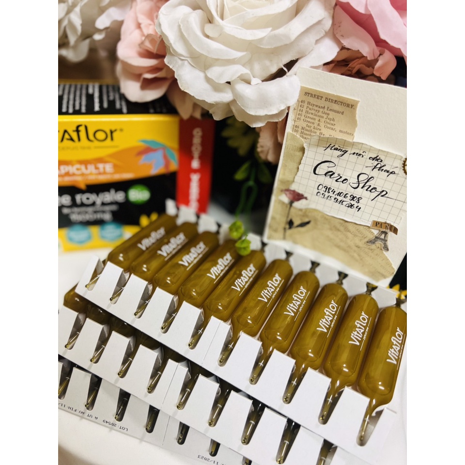 Sữa ong chúa Vitaflor Gelee Royale Bio 1500mg Pháp