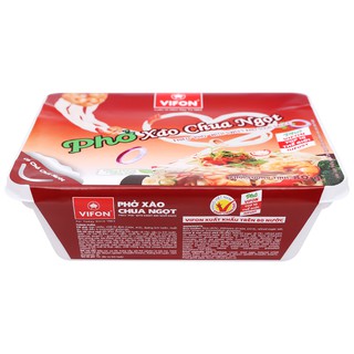 4 KHAY Phở xào chua ngọt Vifon khay 80g