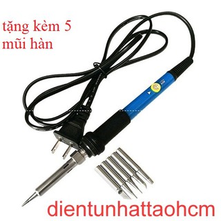 MỎ HÀN ĐIỀU CHỈNH NHIỆT ĐỘ 936-60W (TẶNG KÈM 5 MŨI)