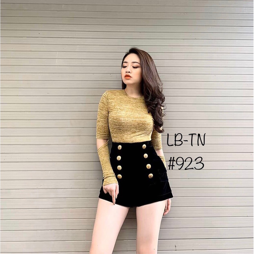 Quần short nhung khuy mã 533_Xưởng May Quang Anh