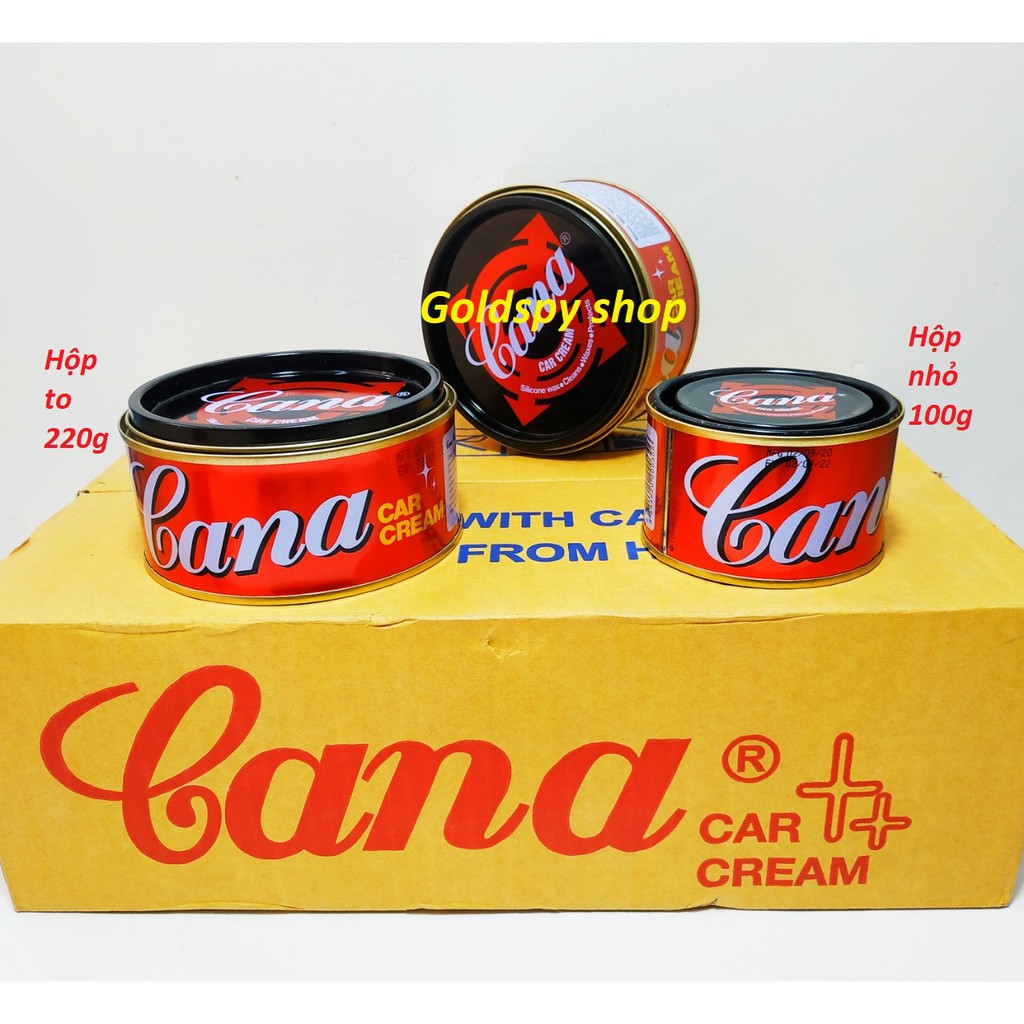 Xi Đánh Bóng CANA Kem Làm Bóng Xe Máy Oto - Hàng Nhập Thai Lan ( 100g-220g )