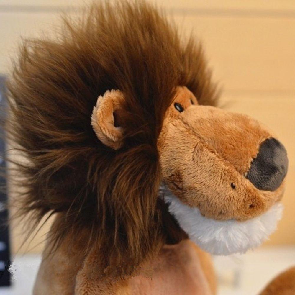 Đồ chơi nhồi bông Hình Sư Tử Chất Liệu Mềm Mại Làm Quà Tặng Cho Bé