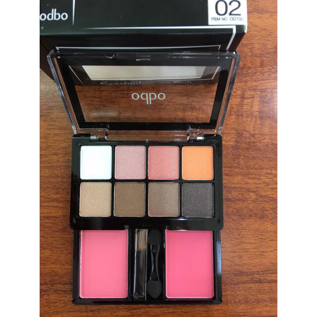 Set Phấn Mắt Và Má Hồng Odbo Eyeshadow And Blush Thái Lan