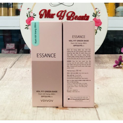 Kem Lót Trang Điểm Veil Fit Green Base SPF20/ PA++ 30ml | BigBuy360 - bigbuy360.vn