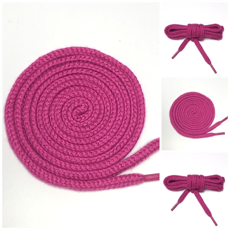 Dây giày cotton 5mm dài 1m4 mịn đẹp chất lượng, có thể làm dây luồn quần, balo, túi rút