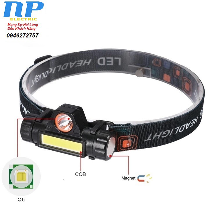 [GIÁ HUỶ DIỆT] [Chống Nước IP68] ĐÈN PIN LED CREE Q5 + LED COB - CÓ HÍT