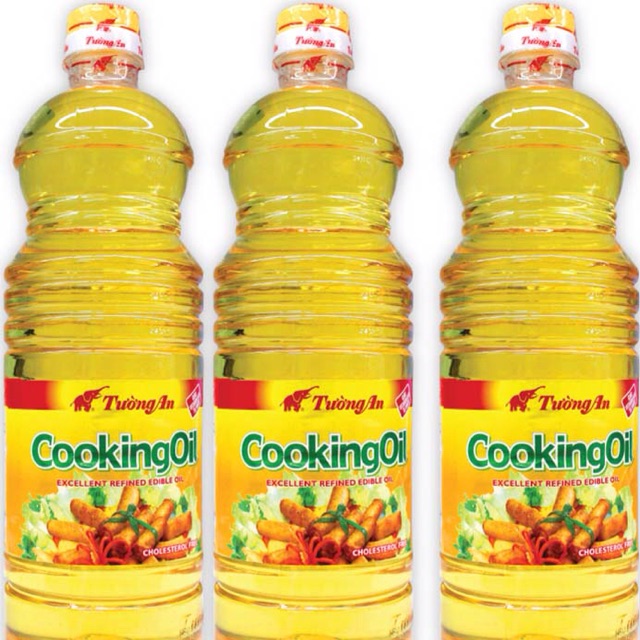Thùng 12 chai Dầu Ăn Tường An Cooking oil 1 lít