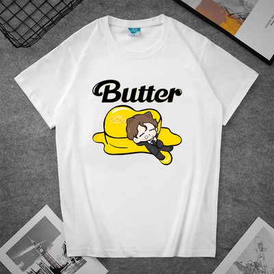 Áo thun nam nữ BTS Butter mẫu mới nhất 2021 form rộng cổ tròn cá tính dành cho ARMY