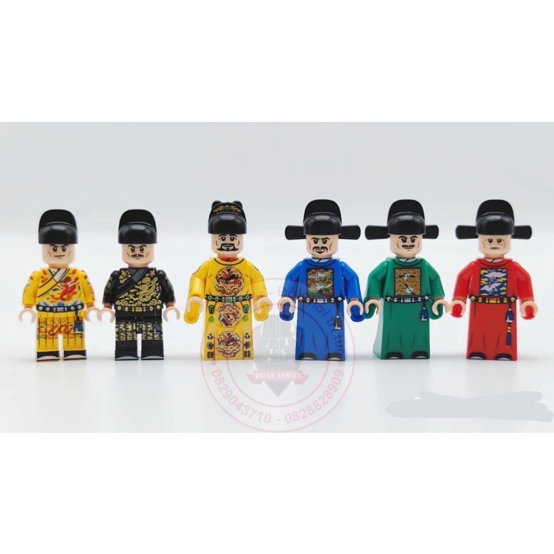 Koruit KT1094 minifigures Ming Dynasty Emperor mô hình lắp ráp nhân vật Hoàng Đế - quan lại -  lính Cẩm Y Vệ triều Minh