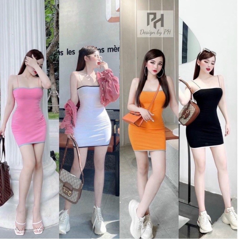 Đầm body viền siêu xinh-dưới 52kg mặc vừa-Carotshop | WebRaoVat - webraovat.net.vn