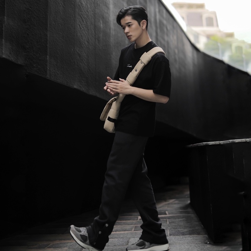 Quần ống rộng Nam nữ unisex dáng suông nỉ bông dày dặn SAFARI PSS2
