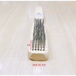 Bàn Chải Cán Gỗ Sợi Cước Thép 514 Eo