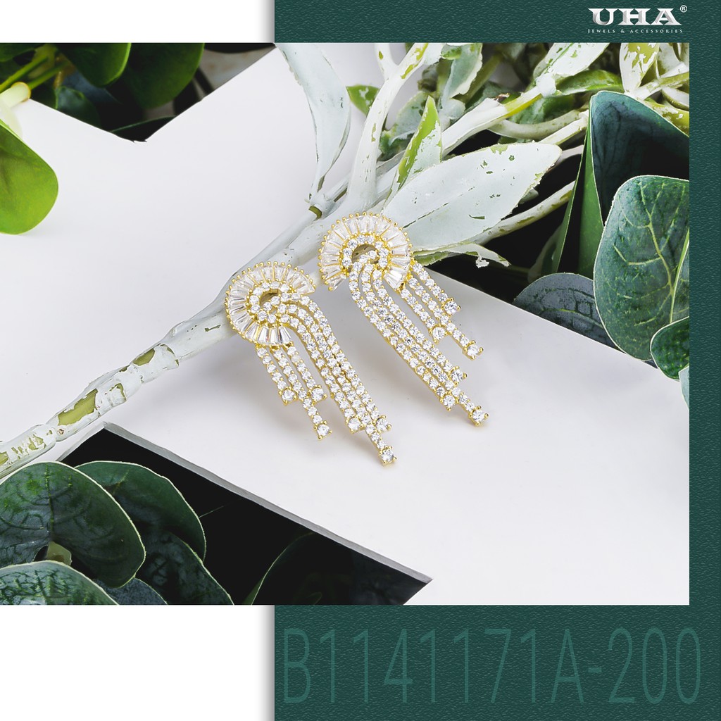Bông tai nữ thời trang Hàn Quốc cao cấp UHA - [Rẻ Vô Địch]