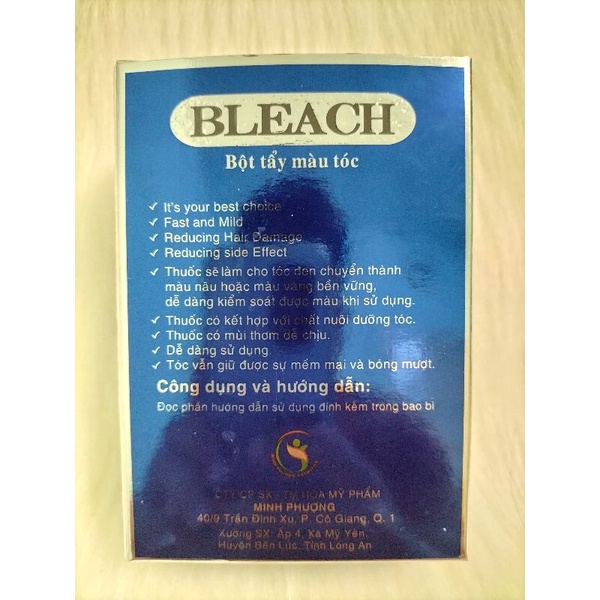 bột tẩy màu tóc BLEACH MINH PHƯỢNG.