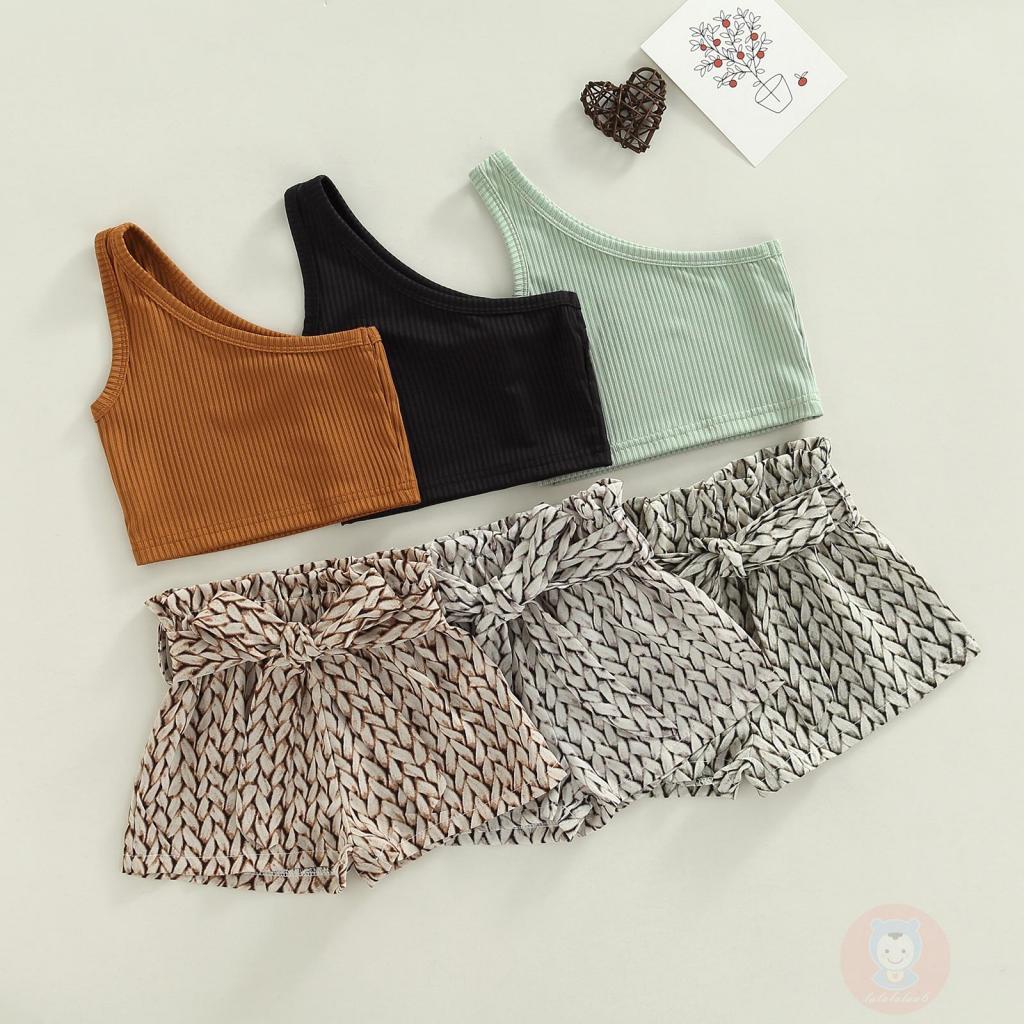 Set Áo Sát Nách + Quần Short Lưng Thun Thời Trang Hè Cho Bé LAA6