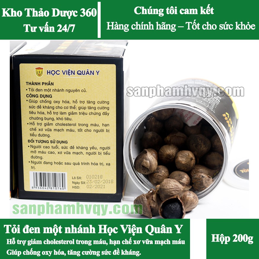 Tỏi Đen 1 Nhánh - Học viện Quân Y | BigBuy360 - bigbuy360.vn