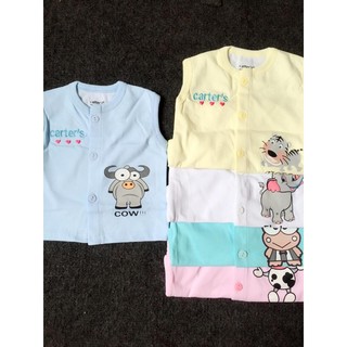 Combo sét 5 áo gile cotton 2 lớp carter's cho bé