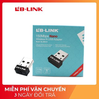 USB Wifi Bộ thu wifi LB-LINK BL-WN151 tốc độ 150Mb giá rẻ Thiết Bị Thu, USB bắt sóng wifi đa năng thumbnail