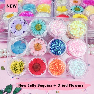 Set 12 hoa khô trang điểm phong cách Lolita độc đáo