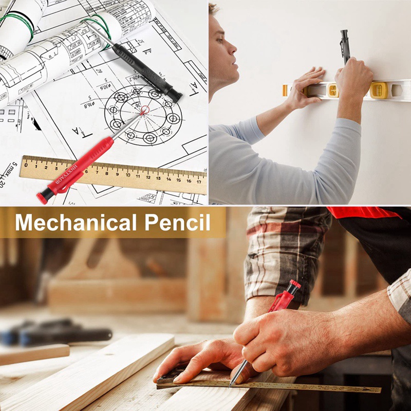 Bộ Bút Chì Màu Trơn Kèm Đồ Chuốt Dùng Làm Mộc