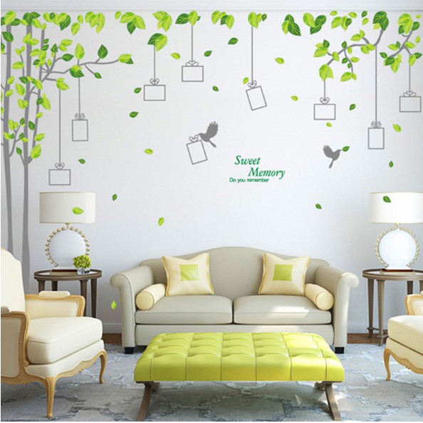 Decal trang trí Cây Phôto size lớn